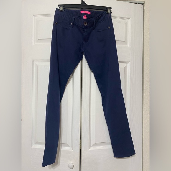 Lilly Pulitzer Dark Blue Pants size 4 - Picture 1 of 9